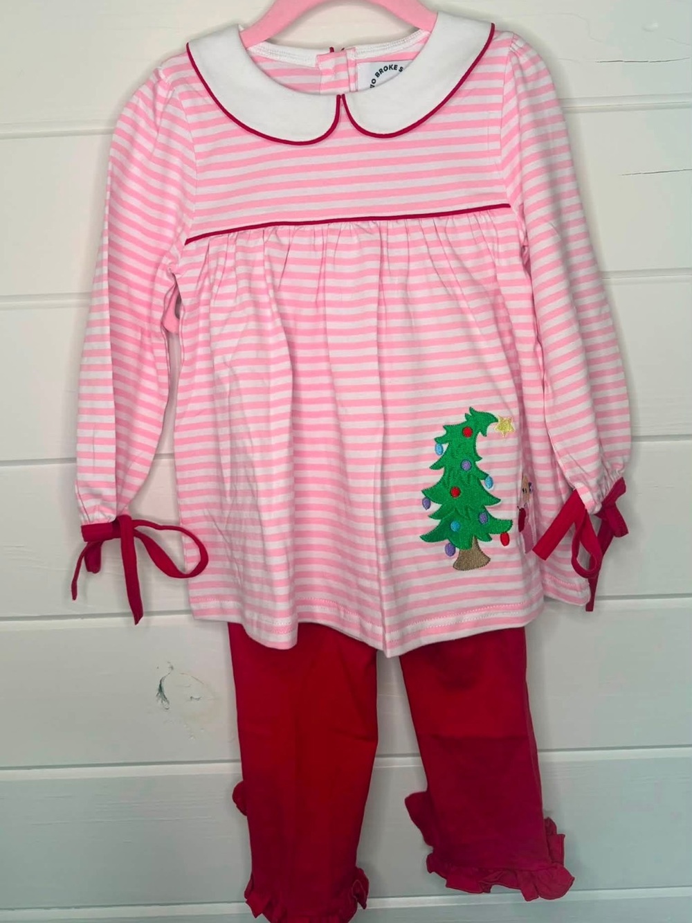 Christmas Ruffle Pant set- Cindy Lou Who/Grinch